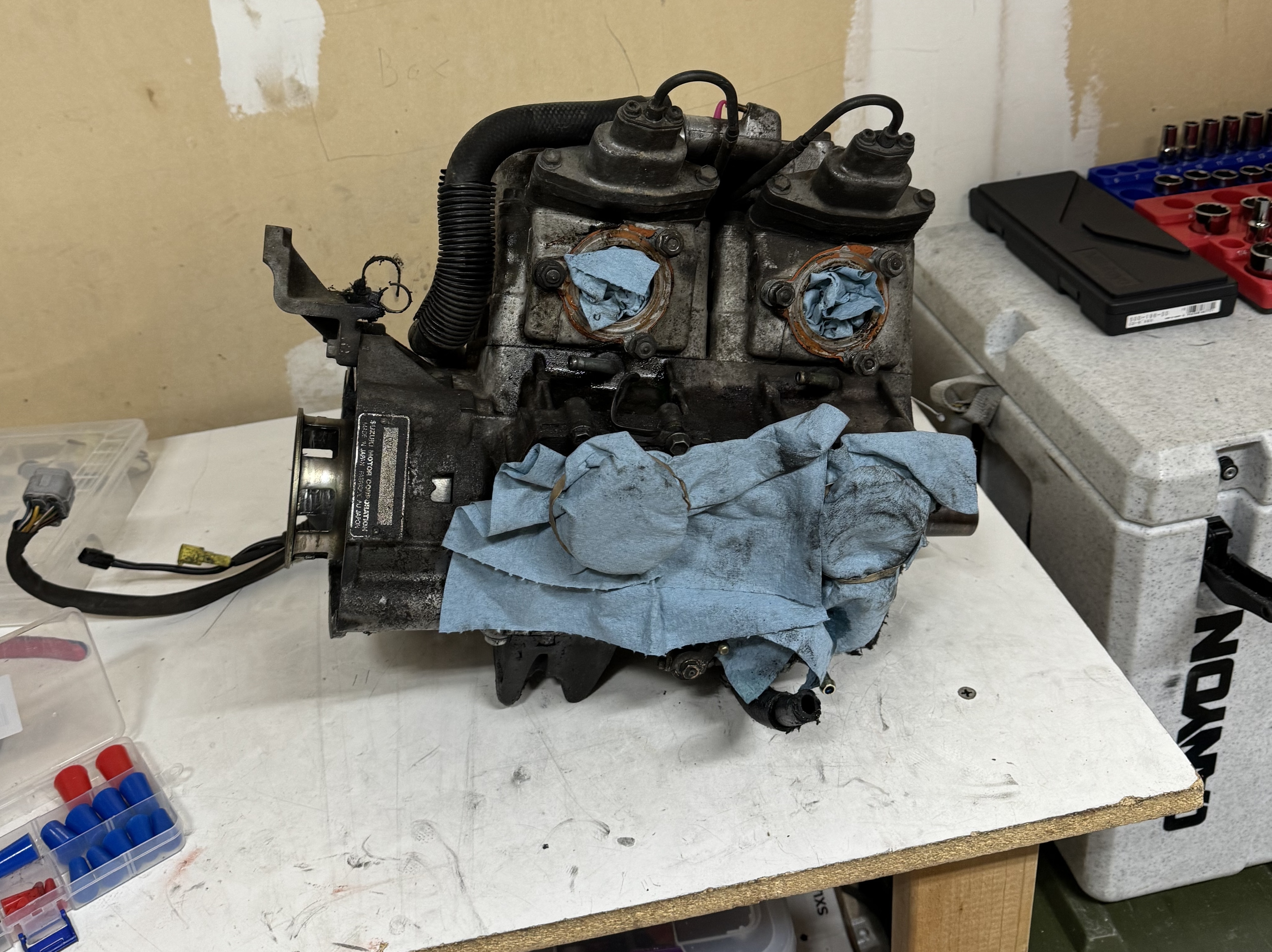 engine on my bench