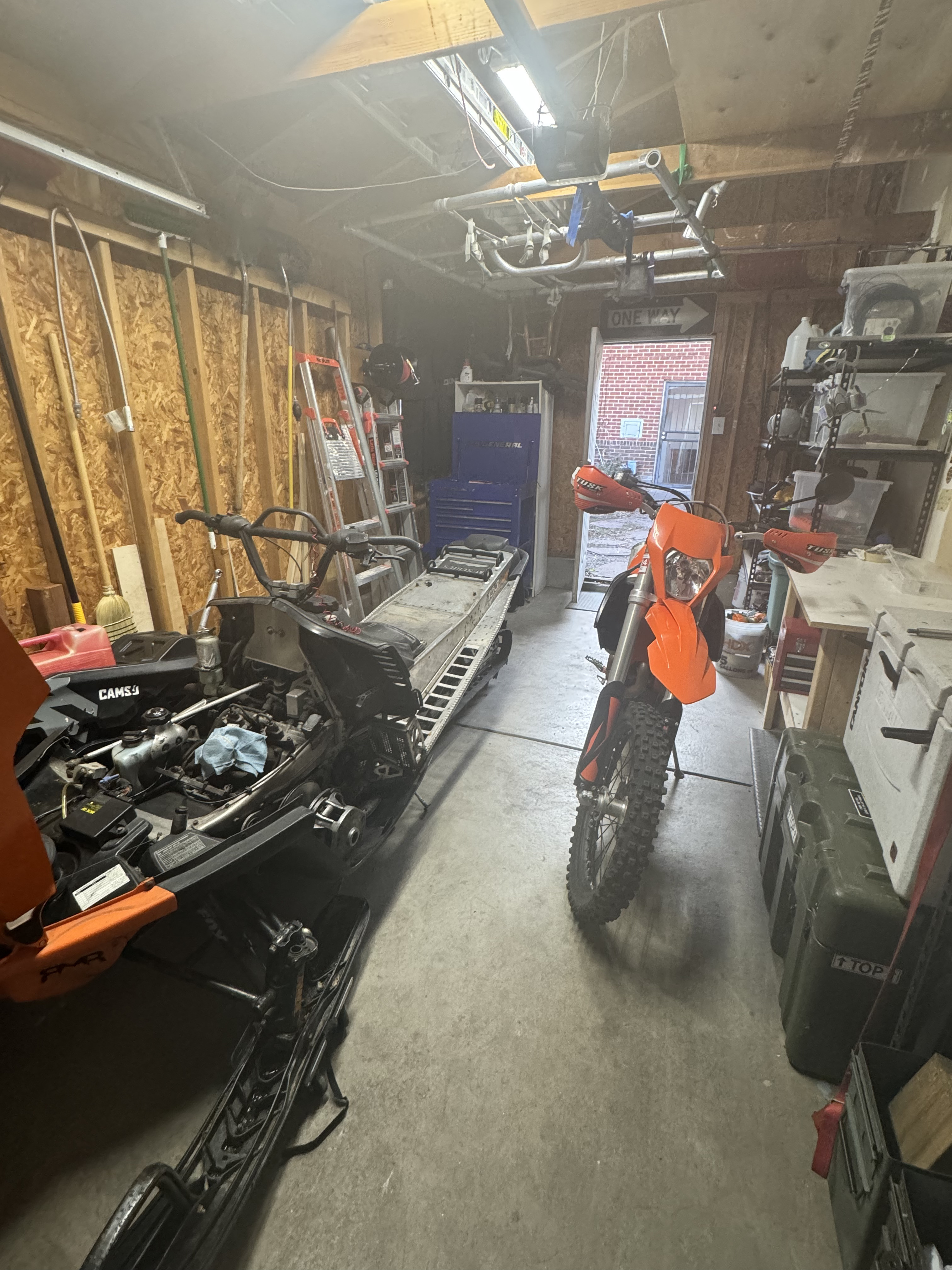 packed garage