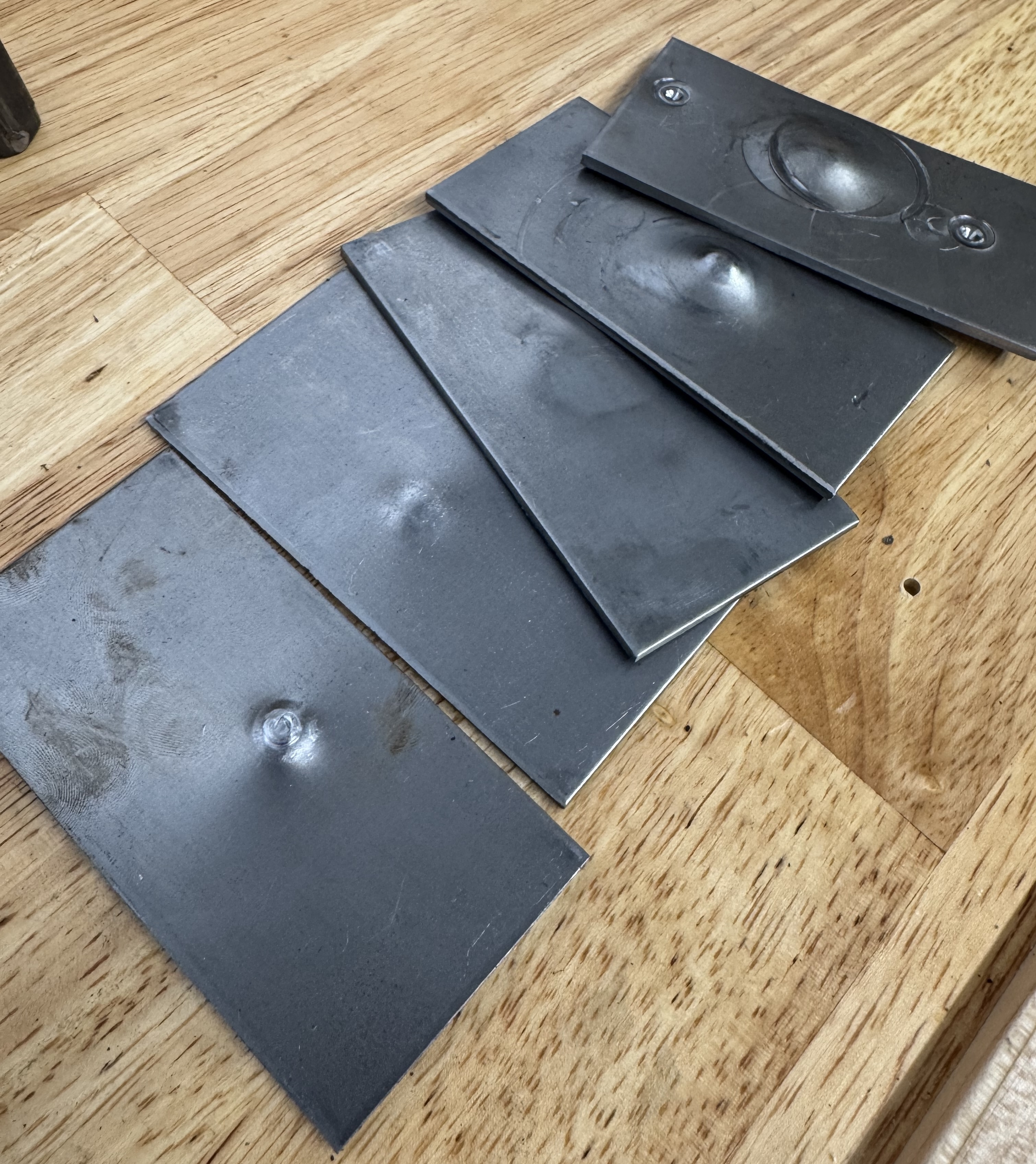 plate steel dents