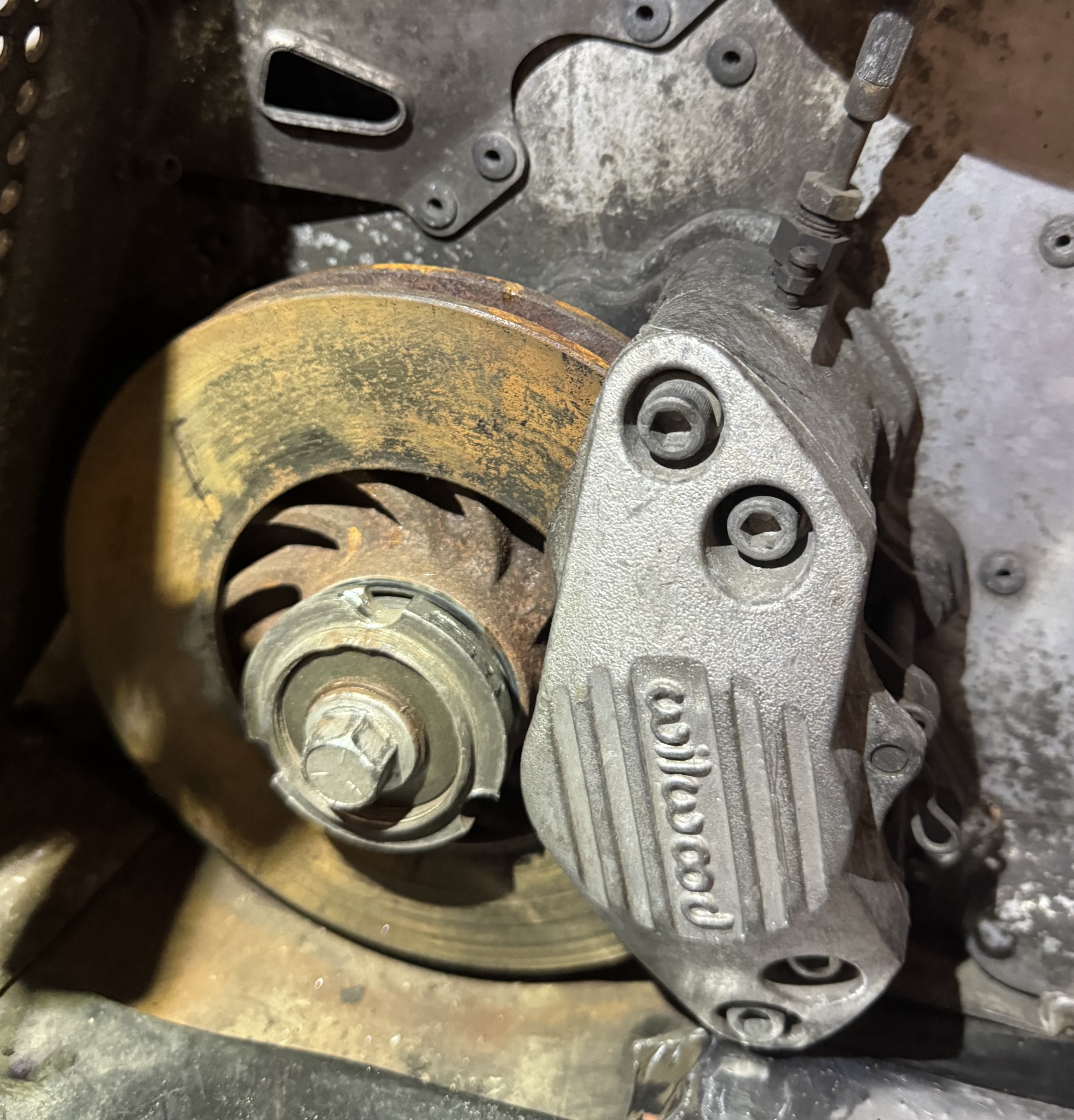 rusty brake rotor