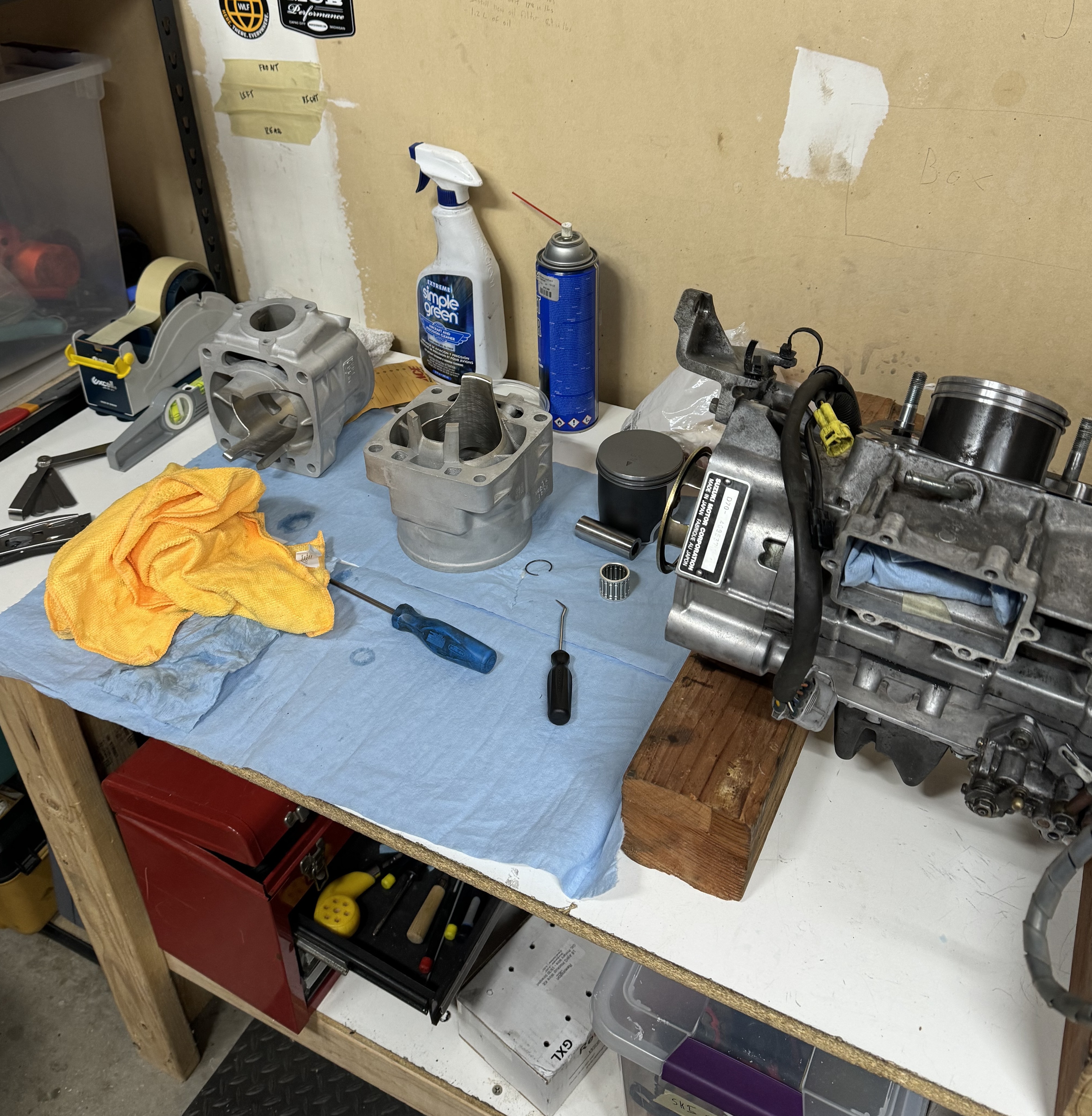 Installing new cylinders