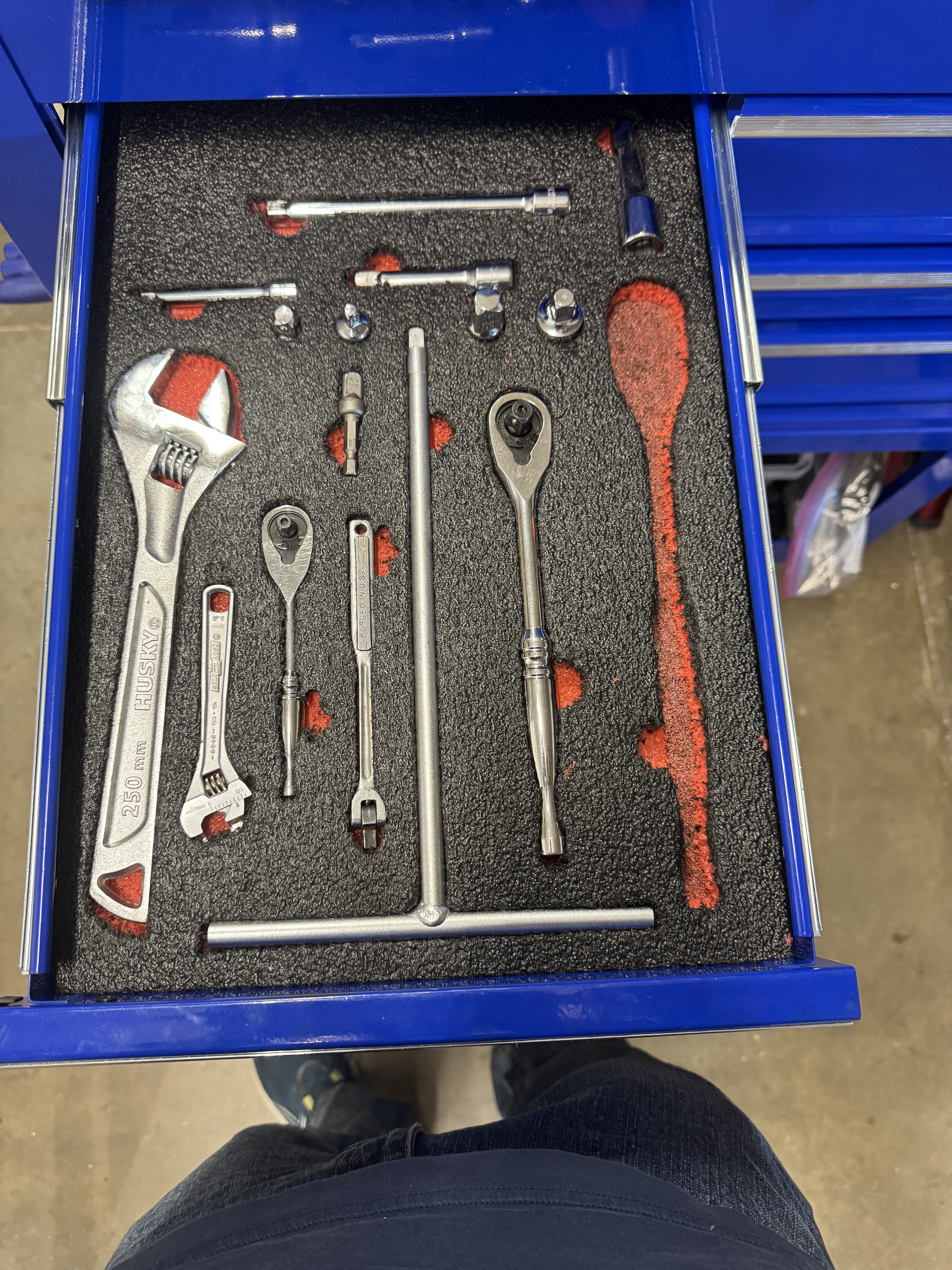 wrench tool foam